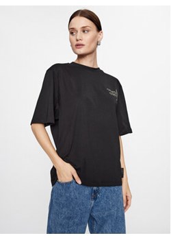 Hugo T-Shirt Dalonia 50502310 Czarny Relaxed Fit ze sklepu MODIVO w kategorii Bluzki damskie - zdjęcie 168542430