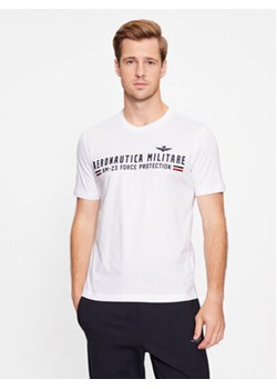 Aeronautica Militare T-Shirt 232TS1942J538 Biały Regular Fit ze sklepu MODIVO w kategorii T-shirty męskie - zdjęcie 168542594