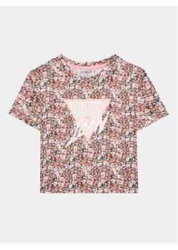 Guess T-Shirt J3YI17 K6YW3 Kolorowy Boxy Fit ze sklepu MODIVO w kategorii Bluzki dziewczęce - zdjęcie 168542884