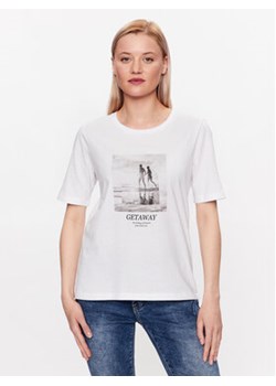 b.young T-Shirt Safa 20813322 Biały Regular Fit ze sklepu MODIVO w kategorii Bluzki damskie - zdjęcie 168543072