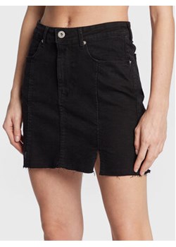 Brave Soul Spódnica jeansowa LSKD-494DRIES Czarny Regular Fit ze sklepu MODIVO w kategorii Spódnice - zdjęcie 168543312