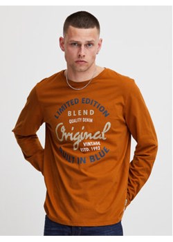 Blend Longsleeve 20715771 Pomarańczowy Regular Fit ze sklepu MODIVO w kategorii T-shirty męskie - zdjęcie 168543453