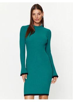 YAS Sukienka dzianinowa 26030751 Zielony Regular Fit ze sklepu MODIVO w kategorii Sukienki - zdjęcie 168543870