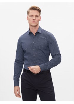 Calvin Klein Koszula K10K112311 Granatowy Slim Fit ze sklepu MODIVO w kategorii Koszule męskie - zdjęcie 168543921
