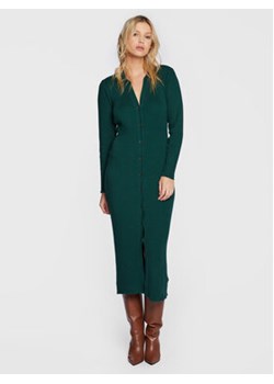 Pepe Jeans Sukienka dzianinowa Barmen PL953113 Zielony Regular Fit ze sklepu MODIVO w kategorii Sukienki - zdjęcie 168544824