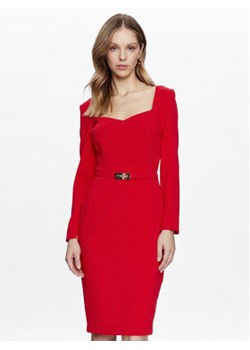 Pinko Sukienka koktajlowa Mendosa 100559 7624 Czerwony Regular Fit ze sklepu MODIVO w kategorii Sukienki - zdjęcie 168545061