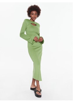Gestuz Sukienka codzienna Anka 10906826 Zielony Slim Fit ze sklepu MODIVO w kategorii Sukienki - zdjęcie 168545430