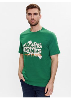 Jack&Jones T-Shirt Marina 12233600 Zielony Standard Fit ze sklepu MODIVO w kategorii T-shirty męskie - zdjęcie 168546004