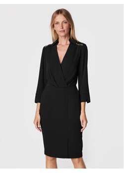 Marciano Guess Sukienka koktajlowa 2BGK20 9630Z Czarny Regular Fit ze sklepu MODIVO w kategorii Sukienki - zdjęcie 168546430
