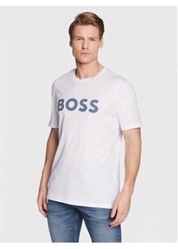 Boss T-Shirt Thinking 1 50481923 Biały Regular Fit ze sklepu MODIVO w kategorii T-shirty męskie - zdjęcie 168546510