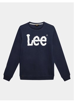 Lee Bluza Wobbly Graphic LEE0006 Granatowy Regular Fit ze sklepu MODIVO w kategorii Bluzy chłopięce - zdjęcie 168546523