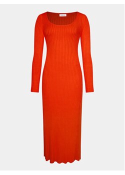 Edited Sukienka dzianinowa Smeralda Pomarańczowy A-Line Fit ze sklepu MODIVO w kategorii Sukienki - zdjęcie 168546532