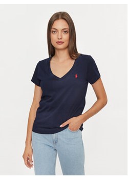 Polo Ralph Lauren T-Shirt 211902403002 Granatowy Regular Fit ze sklepu MODIVO w kategorii Bluzki damskie - zdjęcie 168547541