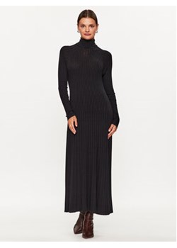 Kontatto Sukienka dzianinowa 3M1029 Czarny Slim Fit ze sklepu MODIVO w kategorii Sukienki - zdjęcie 168547662