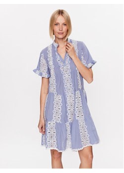 Iconique Sukienka letnia IC23 001 Fioletowy Regular Fit ze sklepu MODIVO w kategorii Sukienki - zdjęcie 168547960