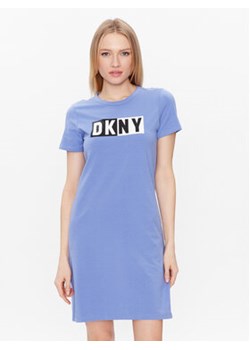DKNY Sport Sukienka tenisowa DP2D4261 Niebieski Classic Fit ze sklepu MODIVO w kategorii Sukienki - zdjęcie 168547964