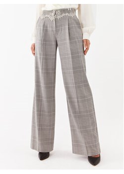 TWINSET Spodnie materiałowe 232TP2633 Szary Relaxed Fit ze sklepu MODIVO w kategorii Spodnie damskie - zdjęcie 168548273