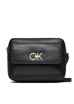 Calvin Klein Torebka Re-Lock Camera Bag W/Flap K60K611083 Czarny ze sklepu MODIVO w kategorii Listonoszki - zdjęcie 168548304