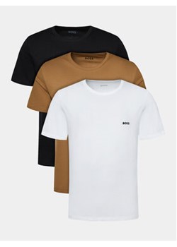 Boss Komplet 3 t-shirtów Tshirt Rn 3P Classic 50475284 Beżowy Regular Fit ze sklepu MODIVO w kategorii T-shirty męskie - zdjęcie 168548341