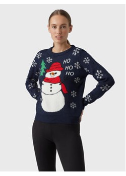 Vero Moda Sweter Snowman 10272448 Granatowy Regular Fit ze sklepu MODIVO w kategorii Swetry damskie - zdjęcie 168548694