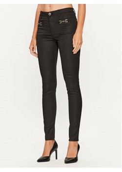 Morgan Spodnie materiałowe 232-POLO Czarny Slim Fit ze sklepu MODIVO w kategorii Spodnie damskie - zdjęcie 168548852