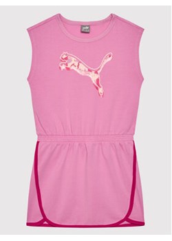 Puma Sukienka codzienna Alpha 846940 Różowy Relaxed Fit ze sklepu MODIVO w kategorii Sukienki dziewczęce - zdjęcie 168548994