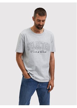 Selected Homme T-Shirt Bene 16085656 Szary Regular Fit ze sklepu MODIVO w kategorii T-shirty męskie - zdjęcie 168549224