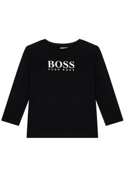 Boss Bluzka J25P21 D Czarny Regular Fit ze sklepu MODIVO w kategorii Bluzki dziewczęce - zdjęcie 168549691