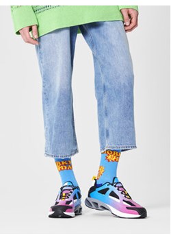 Happy Socks Skarpety wysokie unisex NOD01-6300 Niebieski ze sklepu MODIVO w kategorii Skarpetki damskie - zdjęcie 168549774