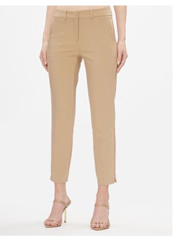 Marella Spodnie materiałowe Macario 2413131031200 Brązowy Regular Fit ze sklepu MODIVO w kategorii Spodnie damskie - zdjęcie 168549803
