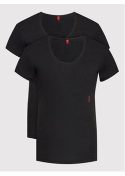 Hugo Komplet 2 t-shirtów Twin 50469660 Czarny Regular Fit ze sklepu MODIVO w kategorii Bluzki damskie - zdjęcie 168549872