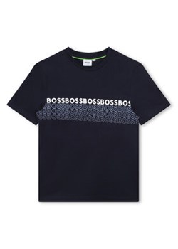 Boss T-Shirt J25O06 S Granatowy Regular Fit ze sklepu MODIVO w kategorii T-shirty chłopięce - zdjęcie 168549930