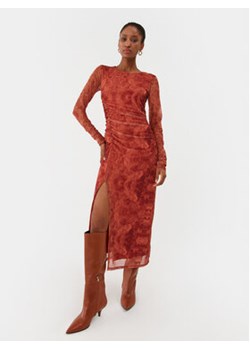 Sisley Sukienka codzienna 4XAFLV04E Czerwony Slim Fit ze sklepu MODIVO w kategorii Sukienki - zdjęcie 168550040
