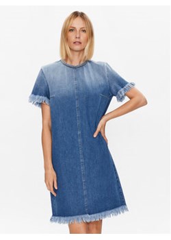 Fabiana Filippi Sukienka jeansowa ABD273B572 Niebieski Regular Fit ze sklepu MODIVO w kategorii Sukienki - zdjęcie 168550080
