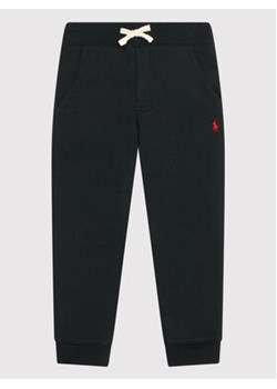 Polo Ralph Lauren Spodnie dresowe 323720897002 Czarny Regular Fit ze sklepu MODIVO w kategorii Spodnie chłopięce - zdjęcie 168550092