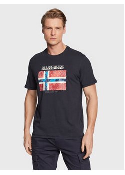 Napapijri T-Shirt S-Guiro NP0A4H22 Granatowy Regular Fit ze sklepu MODIVO w kategorii T-shirty męskie - zdjęcie 168550150