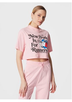 Tommy Jeans T-Shirt Sportees Runners DW0DW14923 Różowy Oversize ze sklepu MODIVO w kategorii Bluzki damskie - zdjęcie 168550191