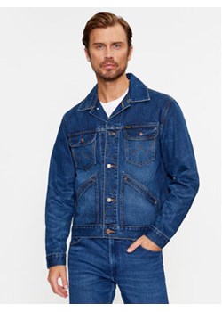 Wrangler Kurtka jeansowa 124Mj 112341043 Niebieski Regular Fit ze sklepu MODIVO w kategorii Kurtki męskie - zdjęcie 168550284