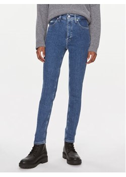 Calvin Klein Jeans Jeansy J20J221585 Niebieski Skinny Fit ze sklepu MODIVO w kategorii Jeansy damskie - zdjęcie 168550332