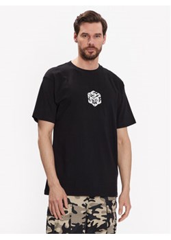 DC T-Shirt Jaakko Cubic ADYZT05260 Czarny Relaxed Fit ze sklepu MODIVO w kategorii T-shirty męskie - zdjęcie 168551122