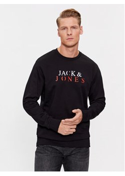 Jack&Jones Bluza 12244404 Czarny Standard Fit ze sklepu MODIVO w kategorii Bluzy męskie - zdjęcie 168551353