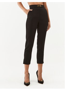 Elisabetta Franchi Spodnie materiałowe PA-021-36E2-V220 Czarny Slim Fit ze sklepu MODIVO w kategorii Spodnie damskie - zdjęcie 168551501