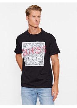 Guess T-Shirt M3BI84 K8FQ4 Czarny Regular Fit ze sklepu MODIVO w kategorii T-shirty męskie - zdjęcie 168552201