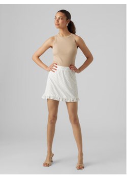 Vero Moda Spódnica mini Tassa 10286069 Biały Regular Fit ze sklepu MODIVO w kategorii Spódnice - zdjęcie 168552640
