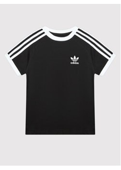 adidas T-Shirt adicolor 3-Stripes HK0264 Czarny Relaxed Fit ze sklepu MODIVO w kategorii T-shirty chłopięce - zdjęcie 168553074