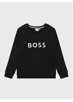 Boss Bluza J25M51 D Czarny Regular Fit ze sklepu MODIVO w kategorii Bluzy chłopięce - zdjęcie 168553332