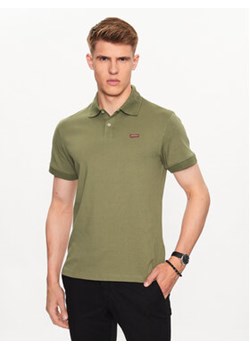 Guess Polo Nolan M3YP66 KBL51 Zielony Slim Fit ze sklepu MODIVO w kategorii T-shirty męskie - zdjęcie 168553430
