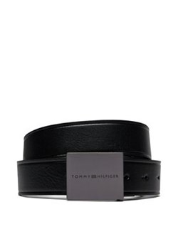 Tommy Hilfiger Pasek Męski Plaque Buckle 3.5 AM0AM12064 Czarny ze sklepu MODIVO w kategorii Paski męskie - zdjęcie 168553491