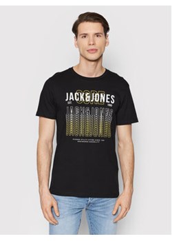 Jack&Jones T-Shirt Cyber 12200225 Czarny Regular Fit ze sklepu MODIVO w kategorii T-shirty męskie - zdjęcie 168553841