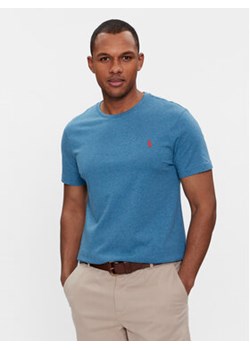 Polo Ralph Lauren T-Shirt 710671438367 Niebieski Custom Slim Fit ze sklepu MODIVO w kategorii T-shirty męskie - zdjęcie 168553881